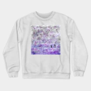 Wall of purple bubbles Crewneck Sweatshirt